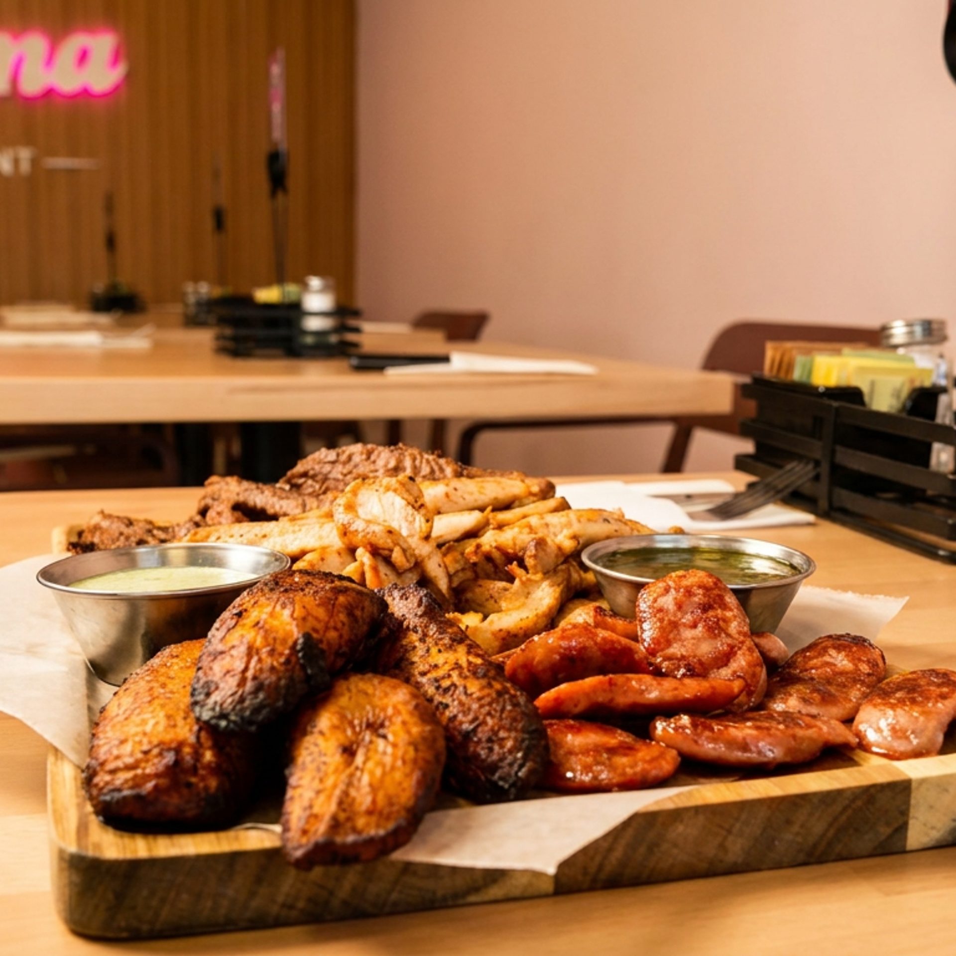 The parrilla is built to share